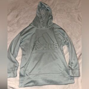 Light blue girls hoodie. Light weight.